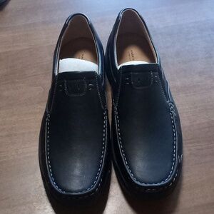 Harrison Myles Comfort Cushioning Black Slid On Loafers Men's Size 12